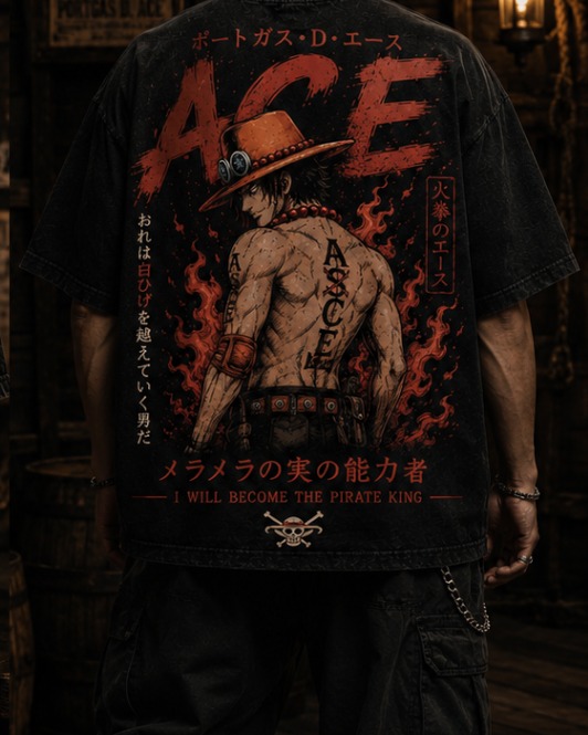 One Piece preview — Portgas D. Ace — Back