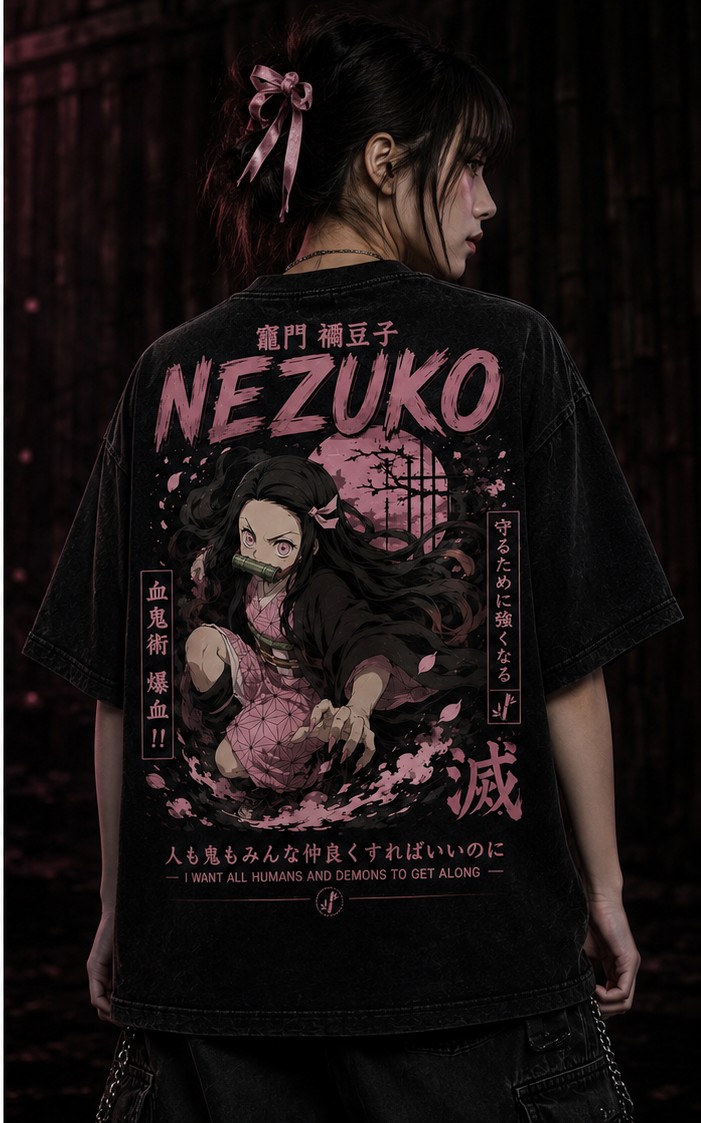 Nezuko Kamado apparel — back view