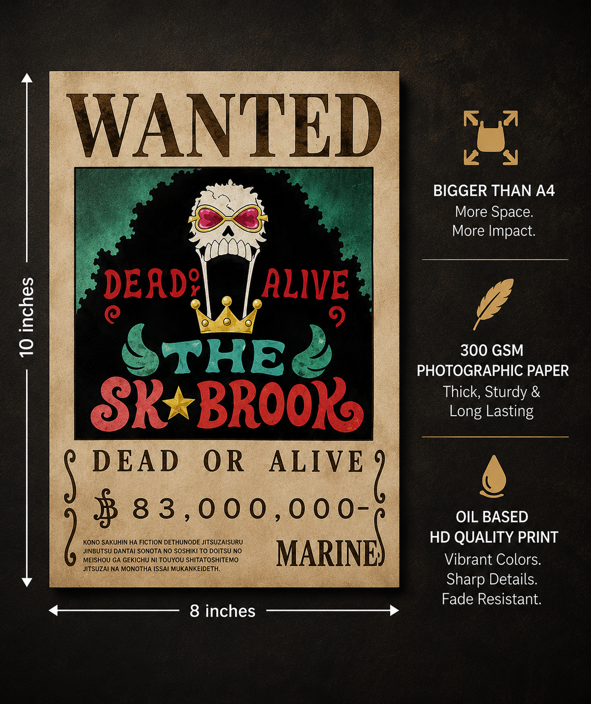 One Piece Wanted Poster Collection — Set of 10 — view 4 view
